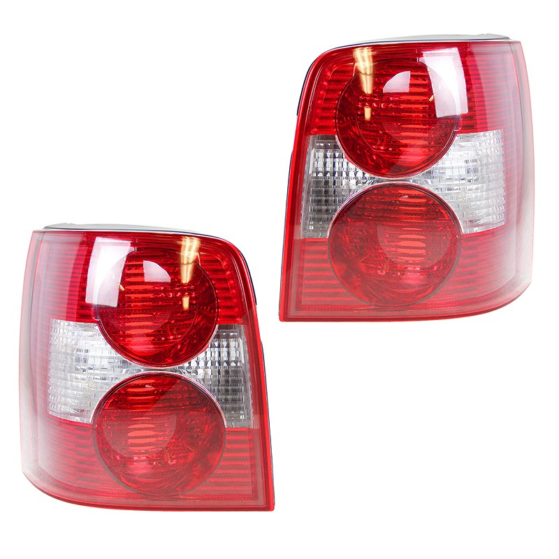 Bestprice 2x Heckleuchte rot/weiß ohne Lampenträger [Hersteller-Nr. 10427693] für VW