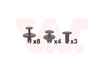 Van Wezel Montagesatz, Motorhaube [Hersteller-Nr. 4028797] für Peugeot