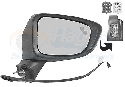 Van Wezel Außenspiegel [Hersteller-Nr. 2766828] für Mazda