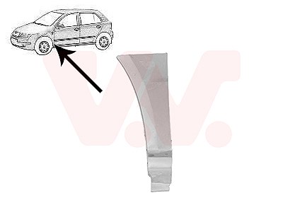 Van Wezel Kotflügel [Hersteller-Nr. 7625155] für Skoda