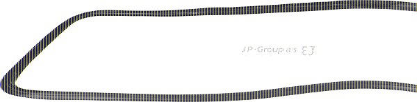 Jp Group Dichtung, Seitenscheibe [Hersteller-Nr. 1186100200] für VW