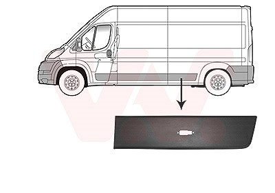 Van Wezel Zier-/Schutzleiste, Seitenwand [Hersteller-Nr. 0982417] für Citroën, Peugeot, Fiat, Opel