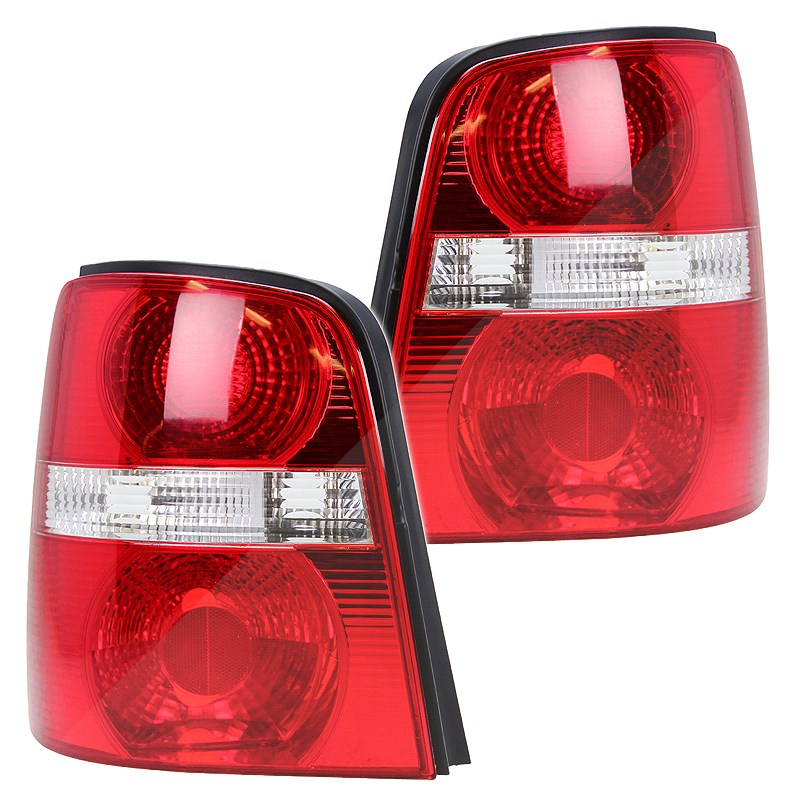 Bestprice 2x Heckleuchte weiß/rot ohne Lampenträger [Hersteller-Nr. 10427702] für VW