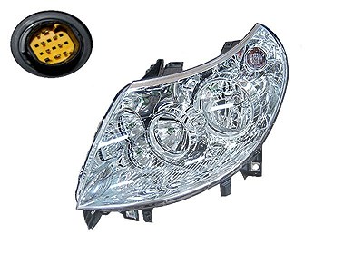 Van Wezel Hauptscheinwerfer [Hersteller-Nr. 1651961] für Fiat, Citroën, Peugeot