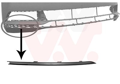 Van Wezel Blende, Stoßfänger [Hersteller-Nr. 5742582] für VW