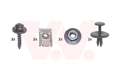 Van Wezel Montagesatz, Stoßfänger [Hersteller-Nr. 4032793] für Peugeot