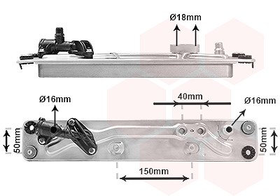 Van Wezel Ölkühler, Automatikgetriebe [Hersteller-Nr. 06003573] für BMW