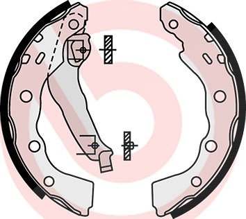 Brembo Bremsbackensatz [Hersteller-Nr. S54515] für Mitsubishi