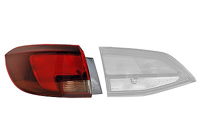 Van Wezel Heckleuchte [Hersteller-Nr. 3811921] für Opel