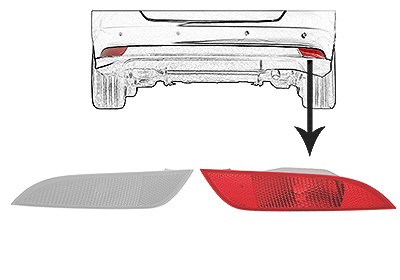 Van Wezel Rückstrahler [Hersteller-Nr. 1947930] für Ford