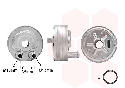 Van Wezel Ölkühler, Motoröl [Hersteller-Nr. 13003443] für Nissan