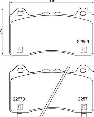 Für BREMBO P 24 202 Ham pads. FOCUS III - Bild 11
