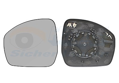 Van Wezel Spiegelglas, Außenspiegel [Hersteller-Nr. 0258837] für Land Rover