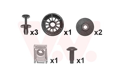 Van Wezel Montagesatz, Kotflügel [Hersteller-Nr. 4060796] für Peugeot