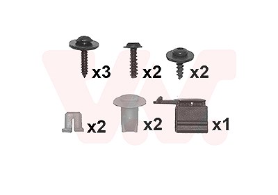 Van Wezel Montagesatz, Stoßfänger [Hersteller-Nr. 4371793] für Renault