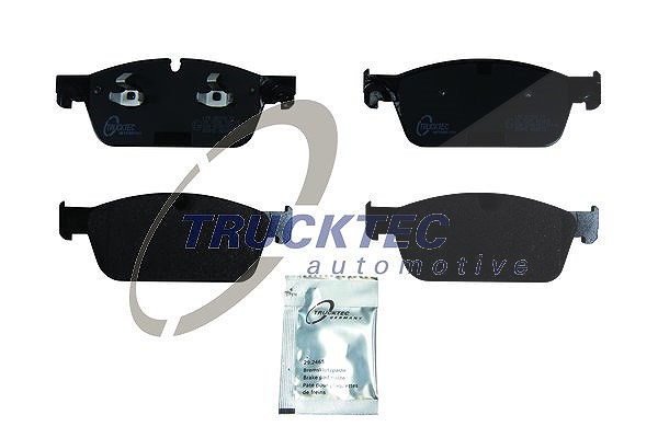 Trucktec Automotive Bremsbelagsatz, Scheibenbremse [Hersteller-Nr. 02.35.486] für Mercedes-Benz