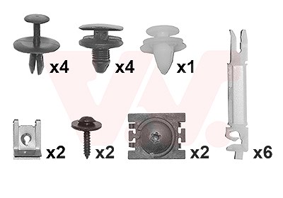 Van Wezel Montagesatz, Kotflügel [Hersteller-Nr. 4042796] für Peugeot