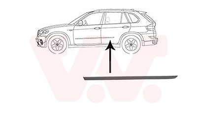 Van Wezel Zier-/Schutzleiste, Tür [Hersteller-Nr. 0689425] für BMW