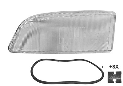 Van Wezel Streuscheibe, Hauptscheinwerfer [Hersteller-Nr. 5950977] für Volvo