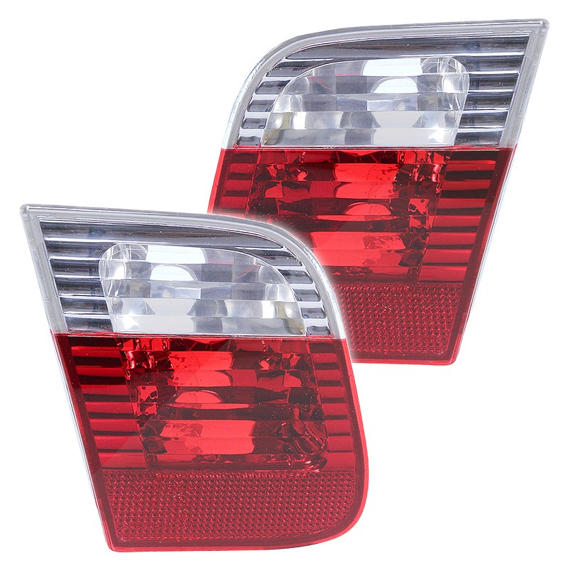 Bestprice 2x Heckleuchte innen rot/weiß ohne Lampenträger [Hersteller-Nr. 10427733] für BMW