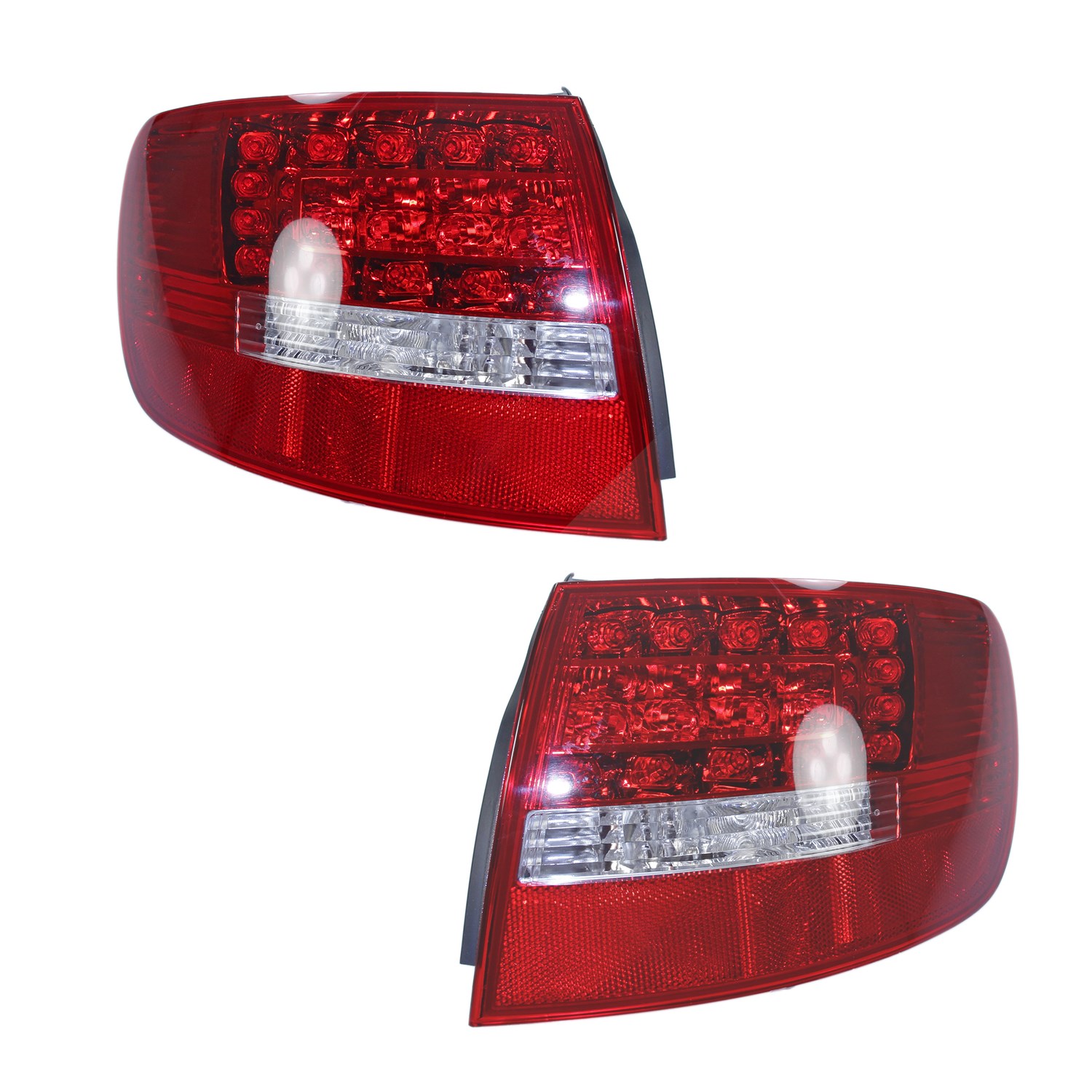 Bestprice 2x Heckleuchte außen, mit LED, ohne Lampenträger [Hersteller-Nr. 10427749] für Audi