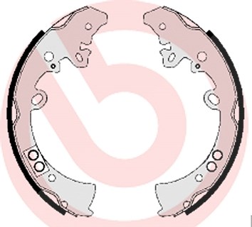 Brembo Bremsbackensatz [Hersteller-Nr. S83550] für Toyota, Mahindra
