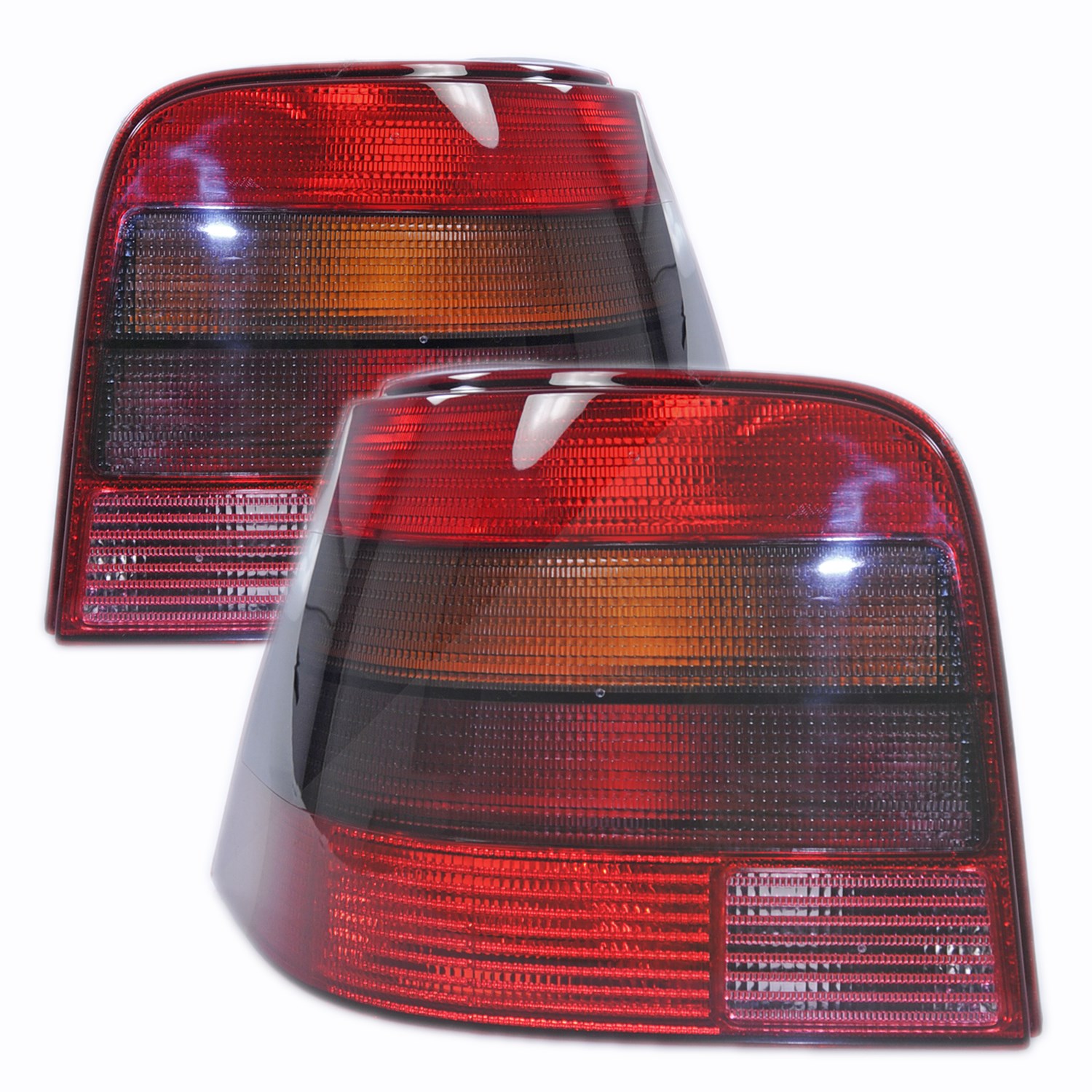 Bestprice 2x Heckleuchte, Blinker rauchgrau, ohne Lampenträg [Hersteller-Nr. 10427755] für VW