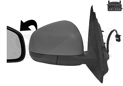 Van Wezel Außenspiegel [Hersteller-Nr. 4368808] für Renault, Smart
