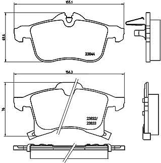 Brembo Bremsbelagsatz, Scheibenbremse [Hersteller-Nr. P59045X] für Chevrolet, Vauxhall, Opel