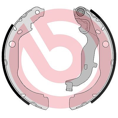 Brembo Bremsbackensatz [Hersteller-Nr. S68549] für Renault, Dacia