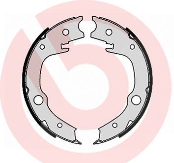 Brembo Bremsbackensatz, Feststellbremse [Hersteller-Nr. S83551] für Toyota
