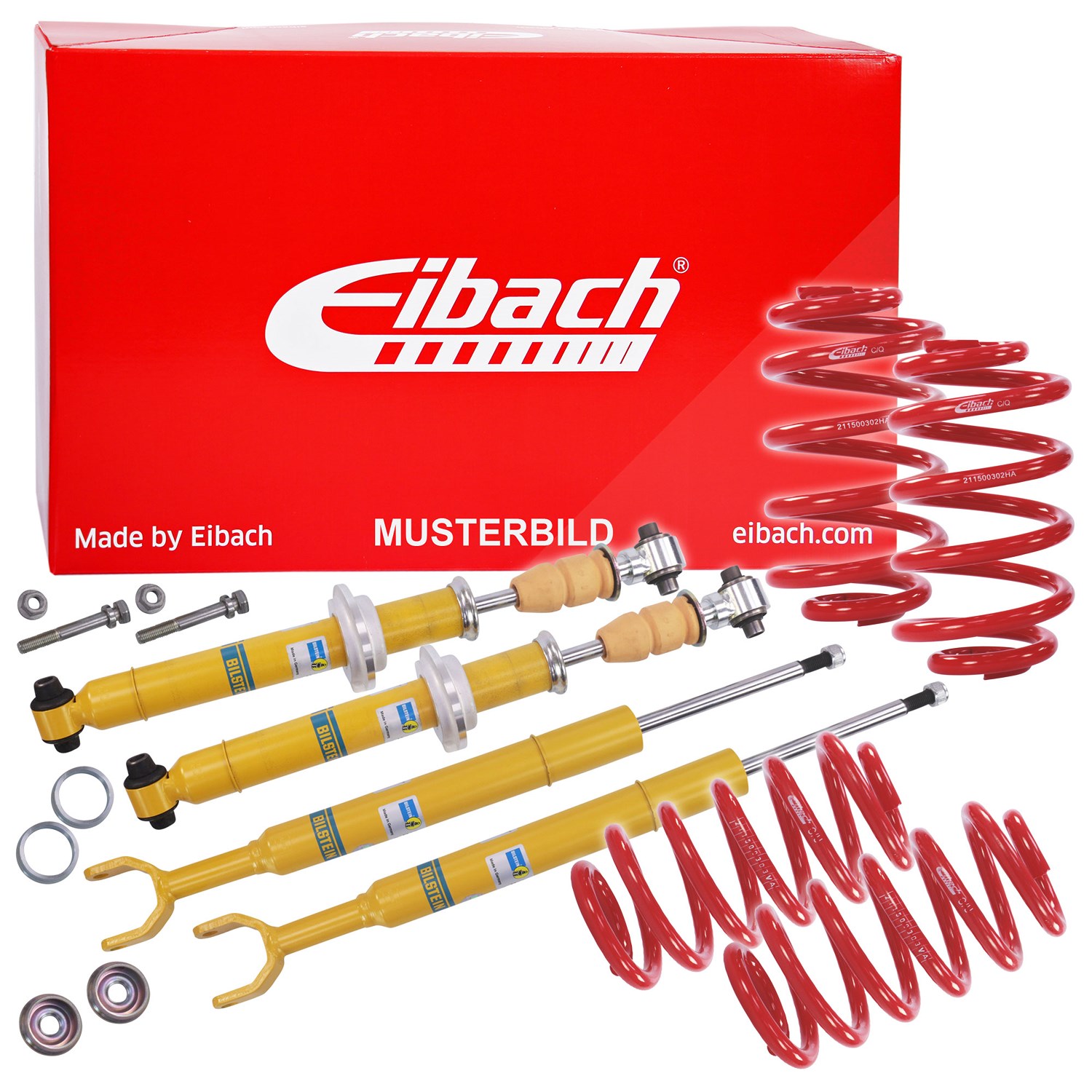 Eibach Fahrwerkssatz, Federn/Dämpfer, Sportfahrwerk B12 SL [Hersteller-Nr. E95-15-021-06-22] für Seat
