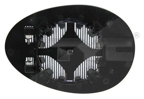 Tyc Spiegelglas, Außenspiegel [Hersteller-Nr. 322-0005-1] für Mini