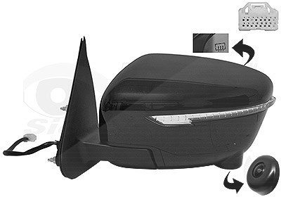 Van Wezel Außenspiegel [Hersteller-Nr. 3391827] für Nissan