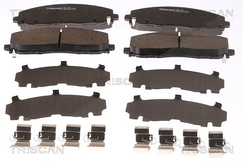 Triscan Bremsbelagsatz, Scheibenbremse [Hersteller-Nr. 811010612] für VW, Lancia, Dodge, Chrysler, Fiat