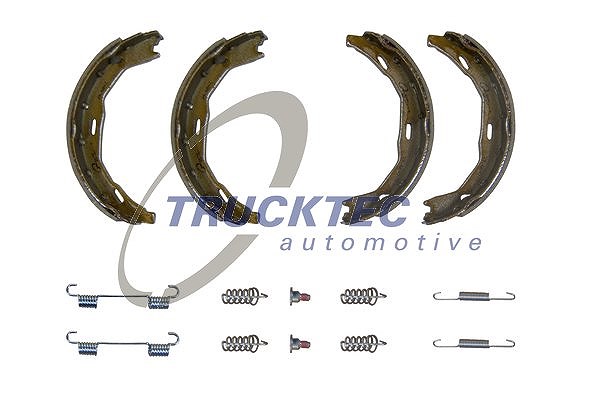 Trucktec Automotive Bremsbacken Feststellbremse mit Zubehör [Hersteller-Nr. 02.35.472] für Mercedes-Benz