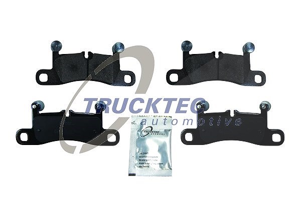 Trucktec Automotive Bremsbelagsatz, Scheibenbremse [Hersteller-Nr. 07.35.283] für VW, Porsche