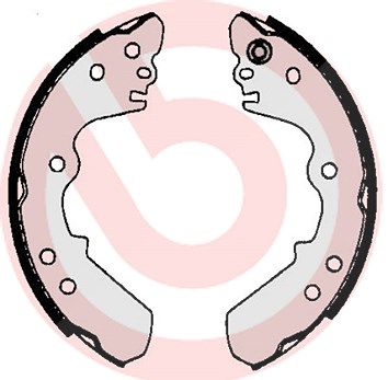 Brembo Bremsbackensatz [Hersteller-Nr. S59512] für Opel, Isuzu, Vauxhall