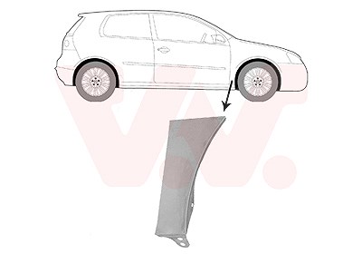 Van Wezel Kotflügel [Hersteller-Nr. 5894156] für VW