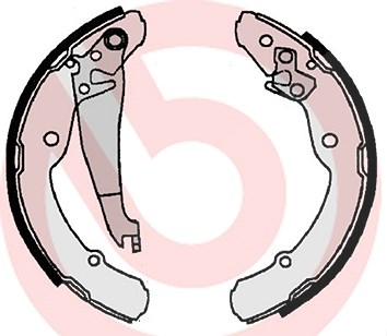 Brembo Bremsbackensatz [Hersteller-Nr. S85516] für Skoda, Seat, VW, Streetscooter