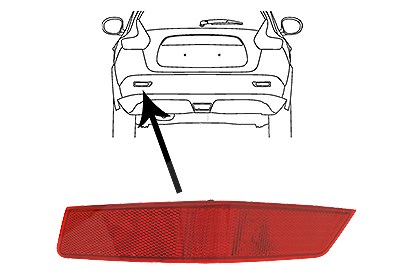 Van Wezel Rückstrahler [Hersteller-Nr. 3375939] für Nissan