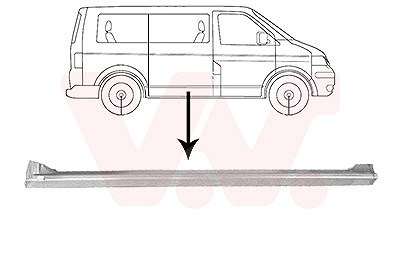 Van Wezel Seitenwand [Hersteller-Nr. 5896120] für VW