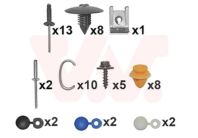 Van Wezel Montagesatz, Stoßfänger [Hersteller-Nr. 4386794] für Renault