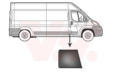 Van Wezel Zier-/Schutzleiste, Seitenwand [Hersteller-Nr. 1651406] für Peugeot, Fiat, Opel, Citroën