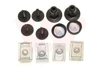 Van Wezel Montagesatz, Stoßfänger [Hersteller-Nr. 0969793] für Citroën, Fiat, Peugeot, Toyota, Opel