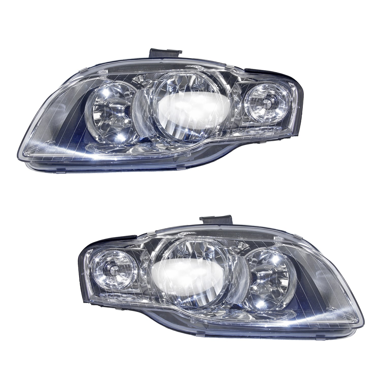 Bestprice 2x Scheinwerfer H7/H7 Blinker weiß, m/ Stellmotor [Hersteller-Nr. 10427786] für Audi