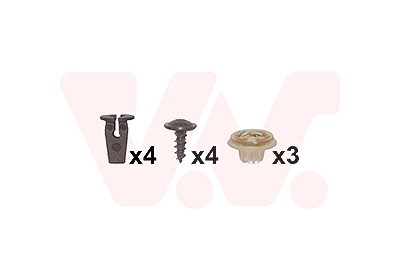 Van Wezel Montagesatz, Kotflügel [Hersteller-Nr. 5829796] für VW