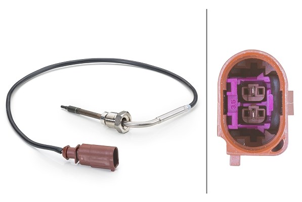 Hella Sensor, Abgastemperatur [Hersteller-Nr. 6PT014494-231] für VW
