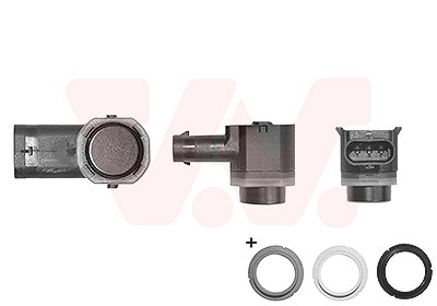 Van Wezel Sensor, Einparkhilfe [Hersteller-Nr. 5745880V] für Fiat, VW, Alfa Romeo, Seat, Skoda, Audi, Lancia, Hyundai, Volvo, Abarth, Land Rover