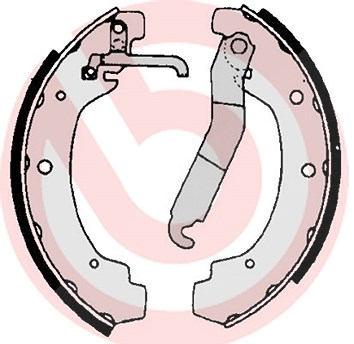 Brembo Bremsbackensatz [Hersteller-Nr. S85534] für VW